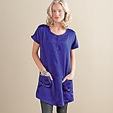 Short-Sleeve Front Pocket Dress