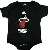 Miami Heat Adidas Primary Logo Baby Creeper Onesie