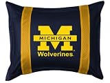 MICHIGAN WOLVERINES OFFICIAL TEAM JERSEY PILLOW SHAM