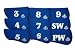 Iron Gloves 3-SW Neoprene Iron Covers (Royal, Set of 9)