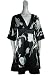 Black Stunning Japanese Kimono Style Dress