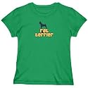 T-Shirt Woman Green " Breed Color Rat Terrier " Dog