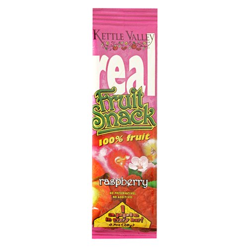 Kettle Valley All Natural Real Fruit Snacks, Raspberry, 0.7-Ounce Bars (Pack of 60) by Kettle Valley
