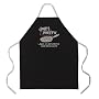 L.A. Imprints Don't Worry Cooking Apron, Black