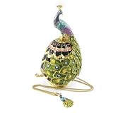Coffret &agrave; Bijoux "Paon Majestueux" + bijou
