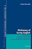 Dictionary of Surrey English