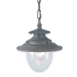 Royce Lighting RL2200SM NI Outoor 13 inch Convertible Lantern Natural Iron with Clear... by 