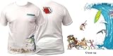 American McGee - BAD DAY L.A. - TSUNAMI T-shirt, White