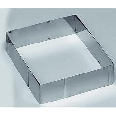 Kaiser 660400 Tortenrahmen 4-eckig, 60 mm, ausziehbar 20 x 24 - 38 x 45 cm
