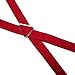 CTM® Womens Elastic Clip-End 1/2 Inch Skinny Urban Suspenders