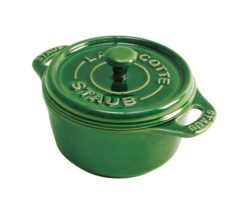 Staub 40510-455-0 Keramik Mini Cocotte rund, Durchmesser 10 cm, 2 St&uuml;ck, basilikum gr&uuml;n Preisvergleich