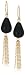 Jewelry : 14k Yellow Gold 10x14mm Black Onyx Drop Earrings
