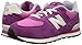 New Balance KL574 Lace-Up Pre Pennant Running Shoe (Little Kid)