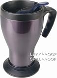 14 oz Leakproof Commuter Mug Indigo Blue Metallic