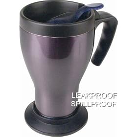 14 oz Leakproof Commuter Mug Indigo Blue Metallic