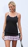 Match Point: French Open Tennis Tank:Black with plaid trim