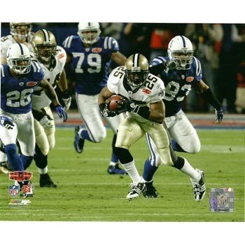 Reggie Bush New Orleans Saints Super Bowl XLIV Running 8x10 Photo