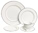 Lenox Federal Platinum Fine Bone China 20-Piece Dinnerware Set, Service for 4
