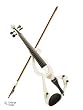 VIOLINSMART Full Size 4/4 White Electric Violin - Complete Set