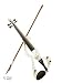 White Electric 4/4 Violin/Fiddle+Gig Bag+Headphones KiT