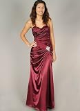 Pleated Strapless Rhinestone Brooch Formal for Bridesmaid Formal Prom