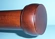 END CAP for a 2" dowel rod in Coffee Finish - 2/pack [CAPITOL CITY LUMBER]