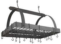 Old Dutch 30-by-20-Inch Rectangular Pot Rack, Graphite