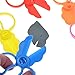 BCP 5pcs Assorted Color Small Plastic Scissors Art Clay Dough Tool For playdoh