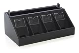 Kangaroom HCG01089BKKRSD 4-Pod Charging Station, Black