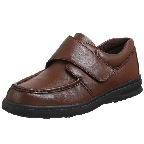 Hush Puppies Men's Gil Velcro Slip-On,Tan,9.5 W US