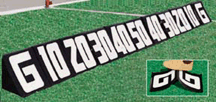 White On Black Replacement Side Line Marker