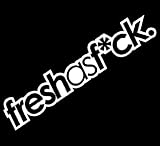 (1) iJDMTOY JDM Euro Cool Funny Slow Fresh As Fck Drift Racing Car Window Bumper Die-Cut Decal Vinyl Sticker