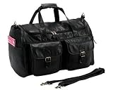 Falcon, BD-8121, Balmoral medium size Holdall, Black