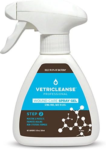 VetriCleanse Professional Wound Care Spray Gel for Pets, 7.03 fl. oz.