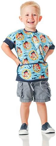 Disney Baby Jake and The Neverland Pirates Waterproof Junior Bib, Blue, 1-3 Years Size: 1-3 Years Color: Blue, Model: U-DJK10