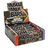 Muscle Milk Bar Chocolate Peanut Caramel by Cytosport (8) 2.57 oz bars - 25g Protein per bar