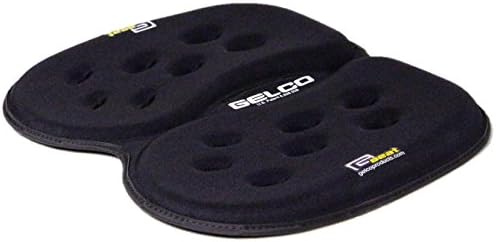 GSeat ~ Portable Ergonomic Gel Seat Cushion (Black) - Helps Prevent, Relieve, and Recover From Lower Back and Tailbone Pain- Outstanding Lumbar Support - Lightweight, Portable, Therapeutic Seat Pad for Indoor, Outdoor, Home and Office, Driving, Exercise and More.