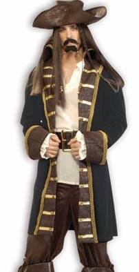 High Seas Pirate Deluxe Adult Designer Costume Size 50 XLarge