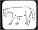 Mouse Pad with black and white, domestic, Asia, India, animal, mule
