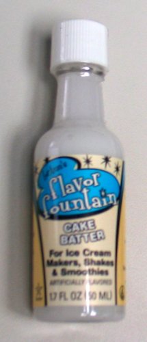 Flavor Fountain Ice Cream Flavoring - 1.7oz bottle - Cake Batter by LorAnn Oils