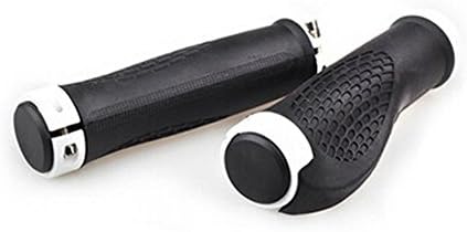 Set Of 2 Anti Slip Sponge Bicycle Handlebar Grips/Rubber Handlebars Black/White