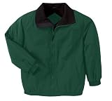 Harriton Fleece-Lined Nylon Jacket. M740