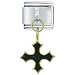 Jewelry : Cross Black Religious Italian Charms Bracelet Link
