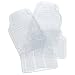 Rubber Queen 70506 4-Piece Vinyl Floor Mats (Clear)