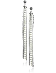 Kenneth Cole New York "Shards" Crystal Cup Multi-Chain Linear Drop Earrings