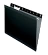 Pendaflex  Hanging Folder, Black, 1/5 Tab, Letter, 25 Box, 4152 1/5 BLA