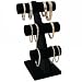 Black Velvet 3 Tier T-Bar Bracelet Jewelry Display 11"