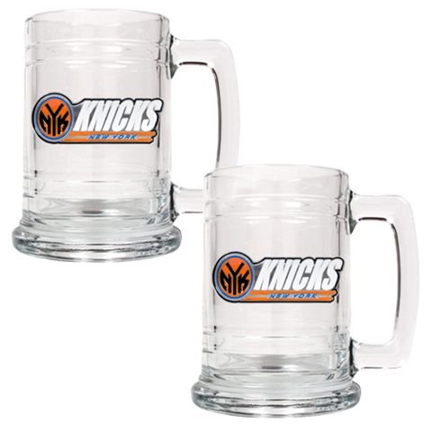 New York NY Knicks Set of 2 Beer Mugs