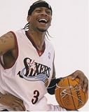 Allen Iverson Autographed/Hand Signed Philadelphia 76ers 8x10 Photo