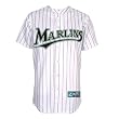 MLB Florida Marlins Replica Home Jersey,White/Black